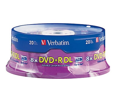 Verbatim - DVD+R DL x 20 - 8.5 GB - storage media 95310 - DVD & -