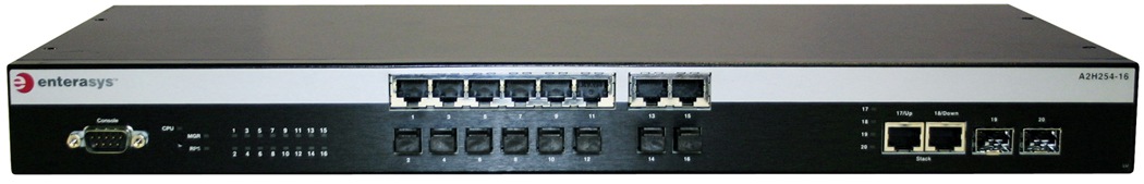 Enterasys SecureStack A2 A2H254-16 - switch - 8 ports