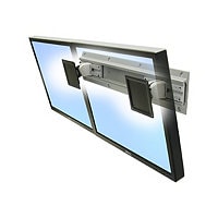 Ergotron Neo-Flex mounting kit - low profile - for 2 LCD displays - gray, black