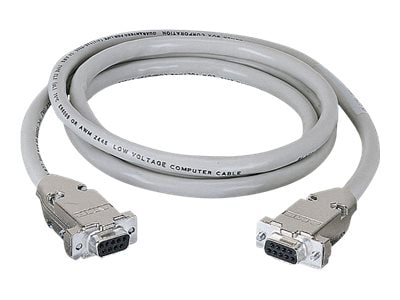 Black Box - serial extension cable - DB-9 to DB-9 - 25 ft