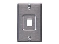 Leviton QuickPort Wallphone Wallplate - wall mount plate