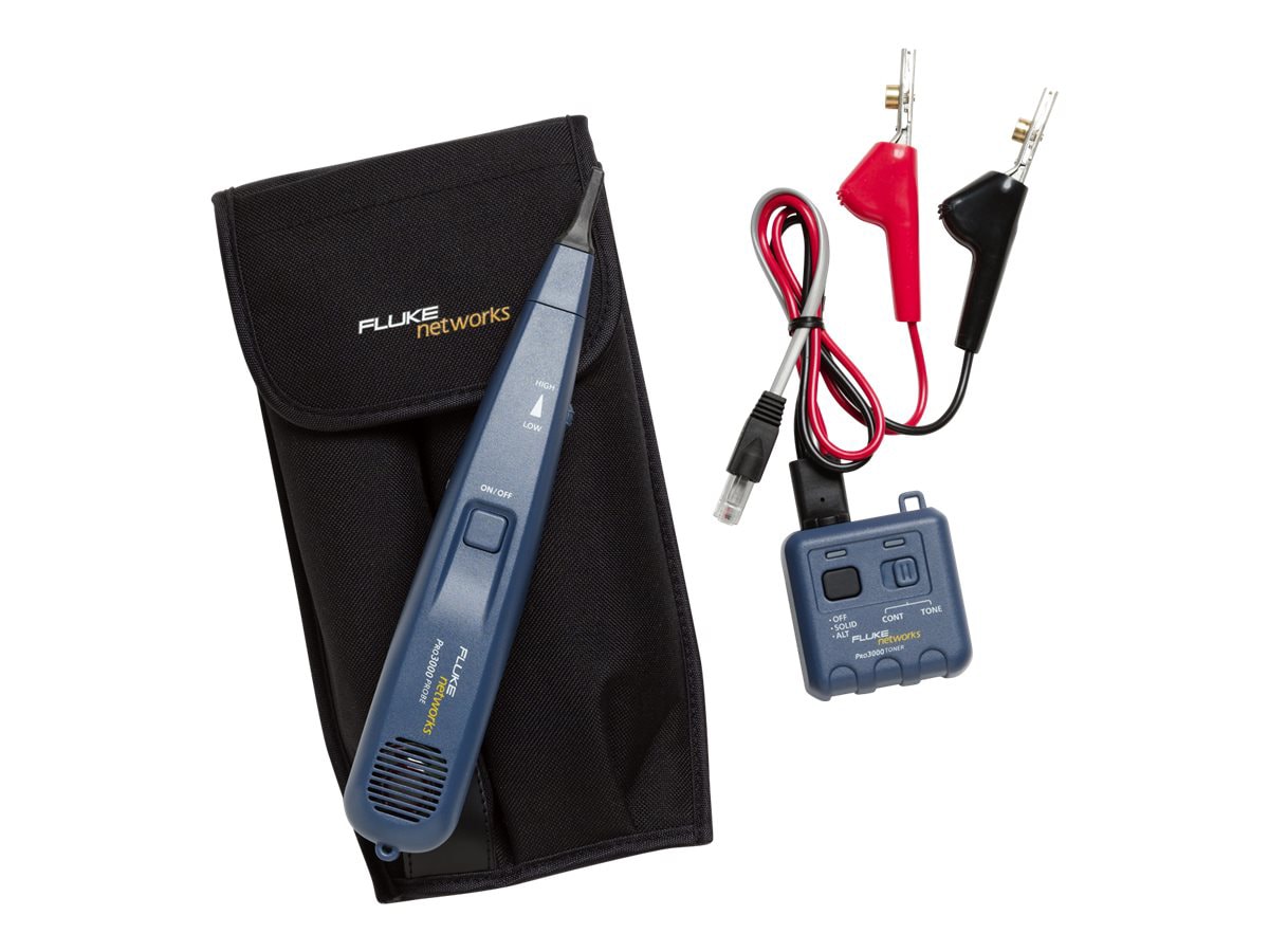 Fluke Networks Pro3000 Analog Tone & Probe Kit - network tester kit
