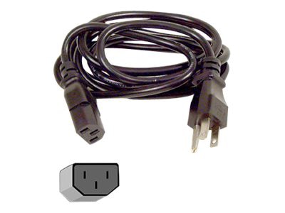 Belkin 15ft Computer Power Cable - NEMA 5-15 to power IEC 60320 C13