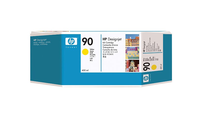HP 90 - High Capacity - yellow - original - DesignJet - ink cartridge