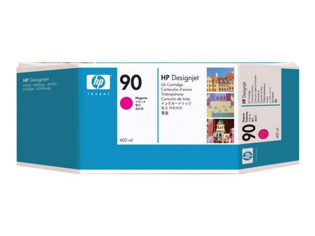 HP 90 - 3-pack - magenta - original - ink cartridge