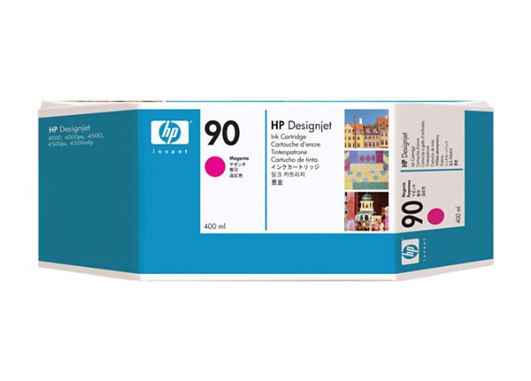 HP 90 - 3-pack - magenta - original - ink cartridge