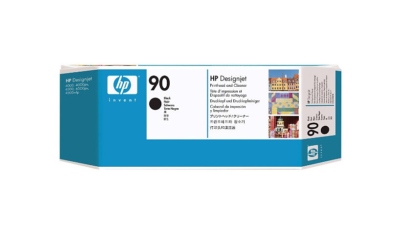 HP 90 - black - printhead with cleaner