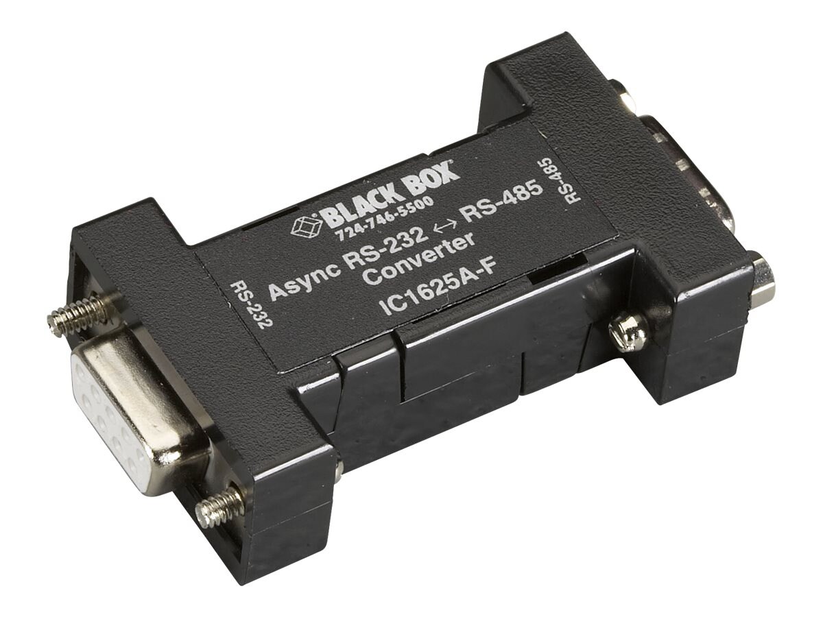 Black Box DB9 Female to DB9 Female Async RS-232/RS-485 Interface Converter
