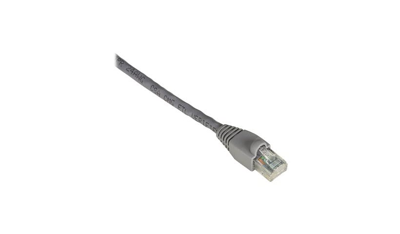 Black Box GigaTrue 30ft Cat6 550Mhz Gigabit UTP Gray Snagless Patch Cable