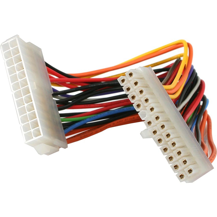 StarTech.com 8in 24 Pin ATX 2.01 Power Extension Cable - Power extension ca