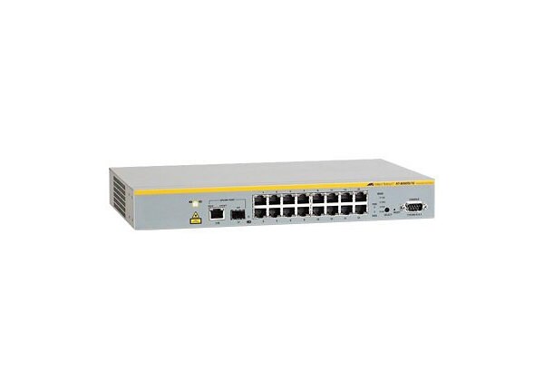 Allied Telesis AT 8000S/16 - switch - 16 ports - managed - desktop