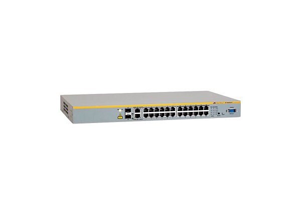 Allied Telesis AT 8000S/24POE - switch - 24 ports - managed - desktop