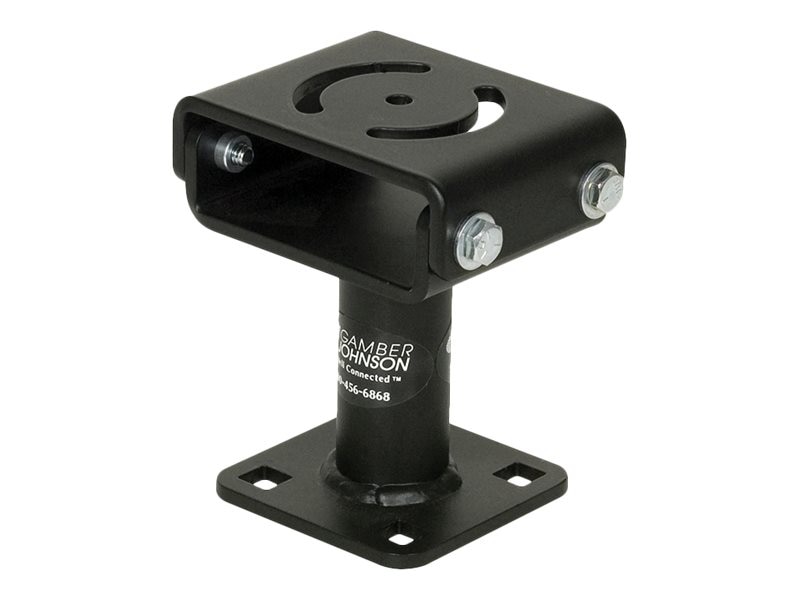 Gamber-Johnson Center-Mounted Complete Pole mounting component - for vehicle mount computer - black