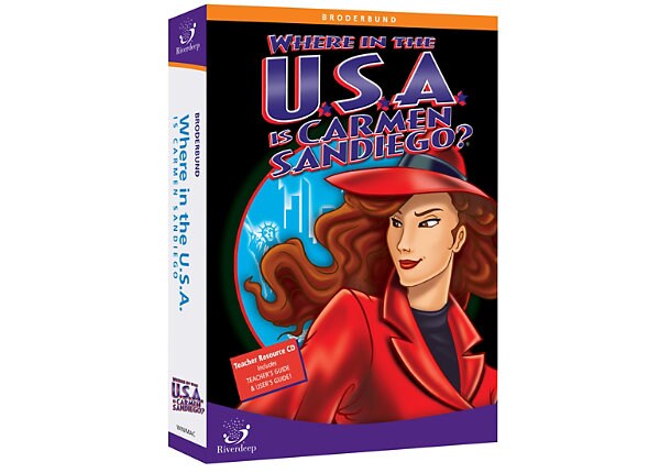 Where in the USA is Carmen Sandiego? for Schools School Network Version. Grades: 4-8 - ( v. 1.0 ) - complete package