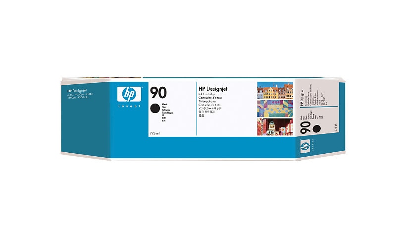 HP 90 - black - original - DesignJet - ink cartridge