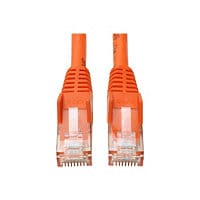 Eaton Tripp Lite Series Cat6 Gigabit Snagless Molded (UTP) Ethernet Cable (RJ45 M/M), PoE, Orange, 5 ft. (1.52 m) -