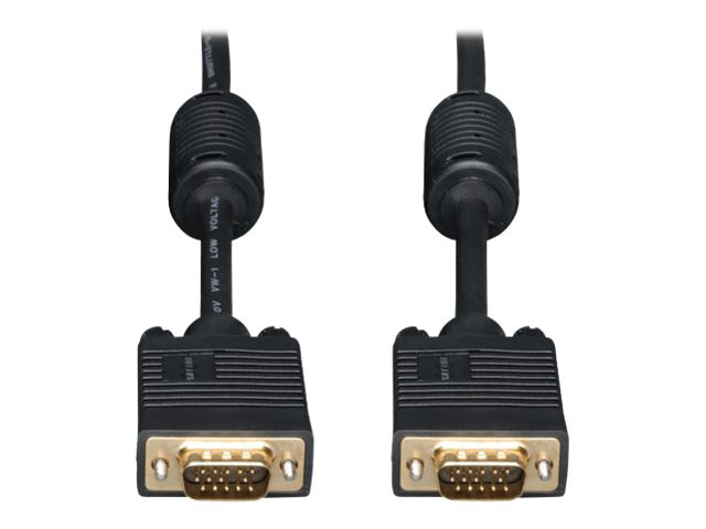 Eaton Tripp Lite Series VGA High-Resolution RGB Coaxial Cable (HD15 M/M), 15 ft. (4.57 m) - VGA cable - 15 ft