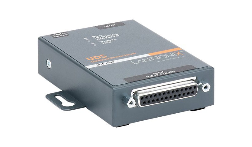 Lantronix Device Server UDS1100 One Port Serial (RS232/ RS422/ RS485) to IP Ethernet, UL864 - device server