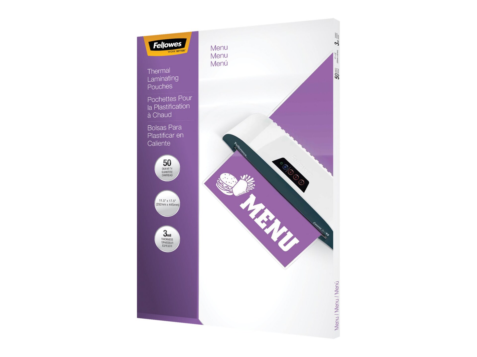 Fellowes Glossy Laminating Pouches