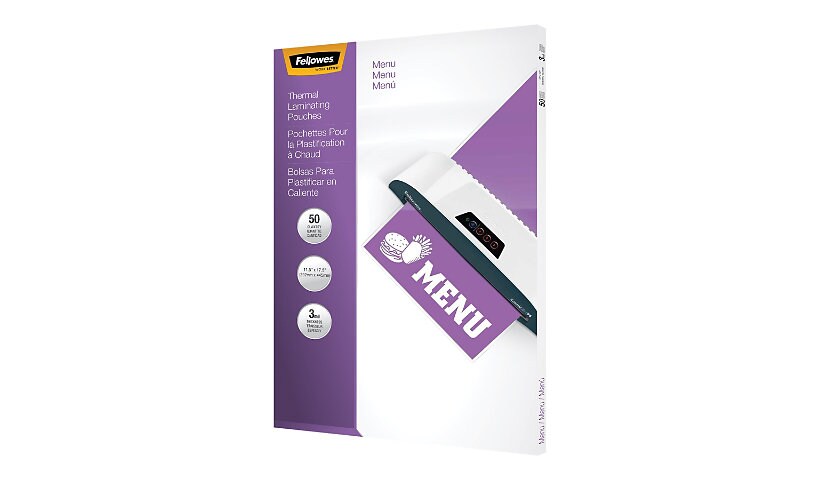 Fellowes Glossy Laminating Pouches