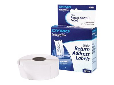 DYMO LabelWriter - return address labels - 500 label(s) - 0.75 in x 2 in