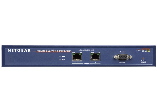 NETGEAR SSL312-100NAS VPN Concentrator 25