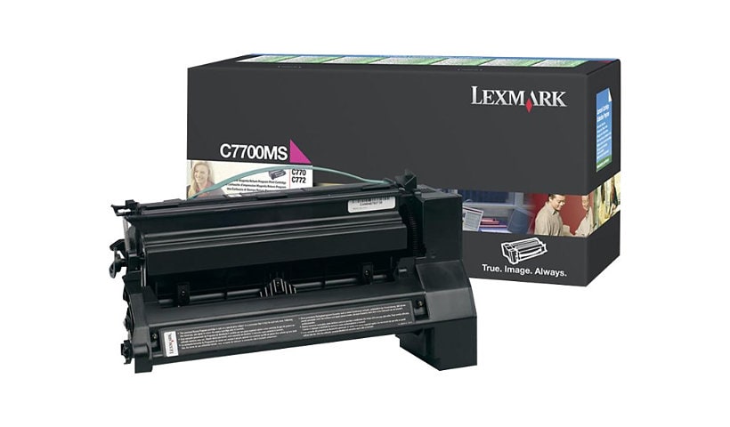 Lexmark Return Program C7700MS Magenta Toner Cartridge