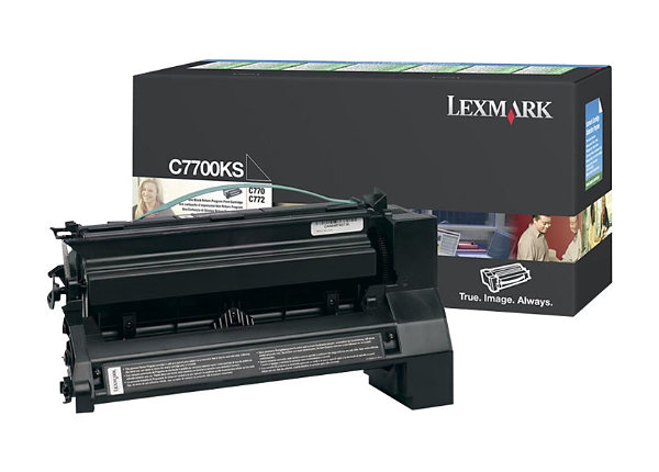 Lexmark Return Program C7700KS Black Toner Cartridge 
