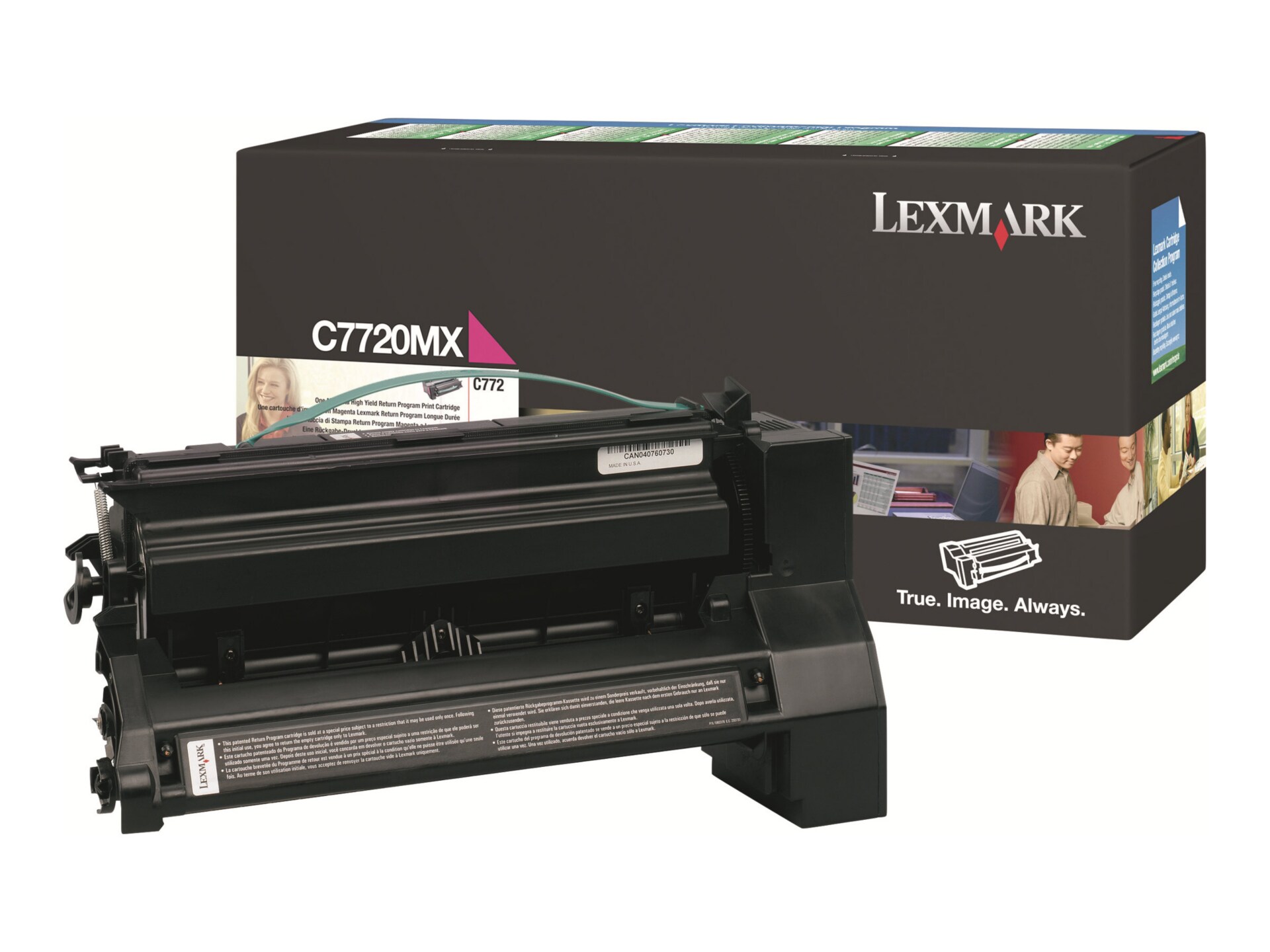 Lexmark Return Program C7720MX Magenta Extra Hi-Yield Toner Cartridge