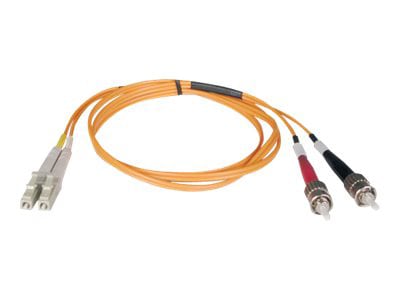 Eaton Tripp Lite Series Duplex Multimode 62.5/125 Fiber Patch Cable (LC/ST), 10M (33 ft.) - patch cable - 10 m - orange
