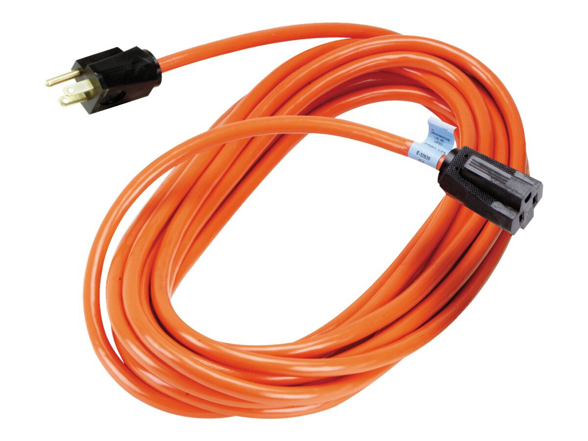 Black Box Indoor/Outdoor Utility Cord Heavy-Duty - power extension cable - NEMA 5-15 to NEMA 5-15 - 15 ft