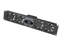 Middle Atlantic 100 CFM Fan Panel with Display - 27dB - Anodized