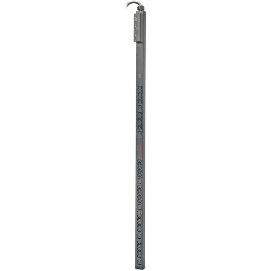 APC NetShelter Basic Rack PDU, Zero U, 12.5kW, 208V, 30 C13 and 6 C19 outlet, 3ft input Cord