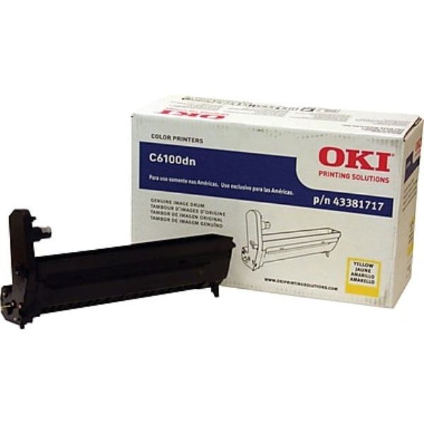 OKI Type C8 - yellow - original - drum kit