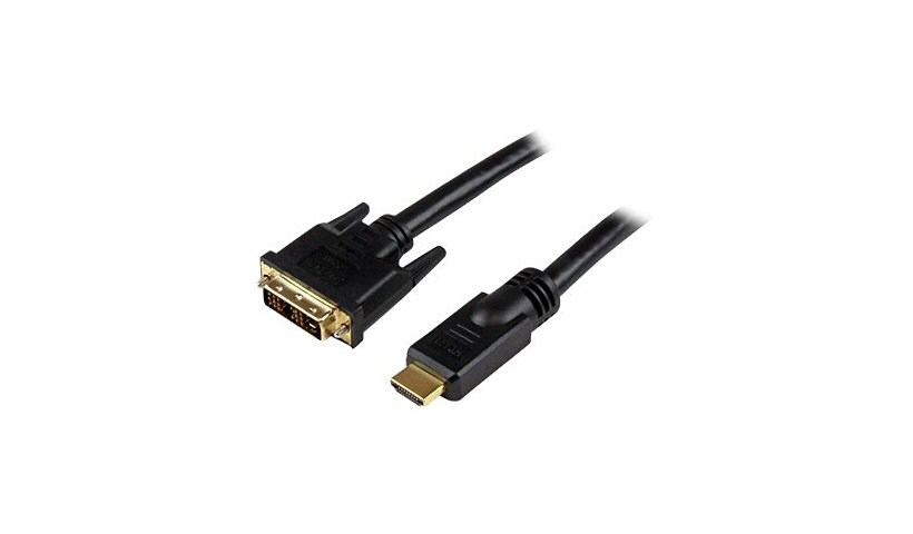 StarTech.com 30 ft HDMI to DVI-D Cable - M/M - adapter cable - HDMI / DVI -
