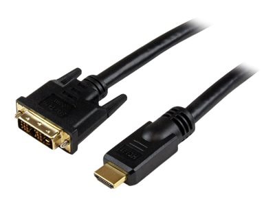StarTech.com 50 ft HDMI® to DVI-D Cable - M/M - DVI to HDMI Adapter Cable