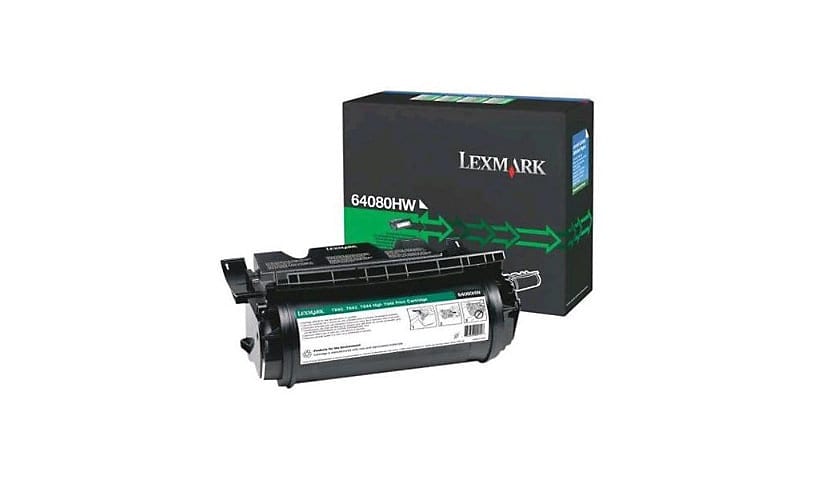 Lexmark T64X High Yield Black Toner Cartridge