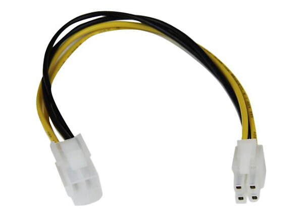 StarTech.com 8in ATX12V 4 Pin P4 CPU Power Extension Cable - M/F - power ex