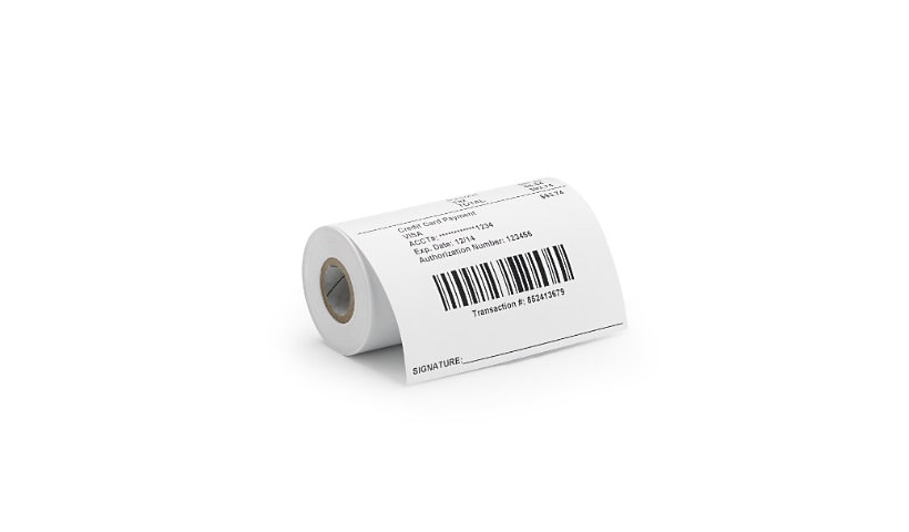Zebra Label, Paper, 4 x 6in, Direct Thermal, Z-Select 4000D, 3 in core