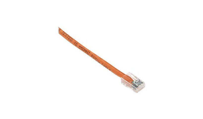 Black Box GigaTrue CAT6 Channel 550-MHz Patch Cable with Basic Connector - patch cable - 19.7 ft - orange