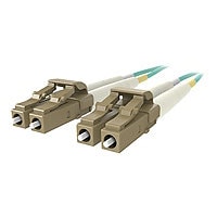 Belkin 5M Fiber Optic Cable; 10GB Aqua Multimode LC/LC Duplex, 50/125 OM3 - patch cable - 5 m - aqua