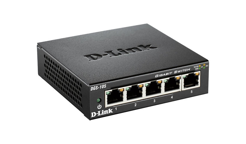 D-Link DGS 105 - switch - 5 ports