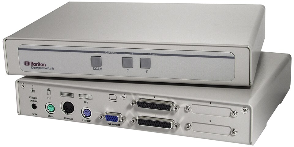Raritan CompuSwitch 2-port Desktop KVM Switch