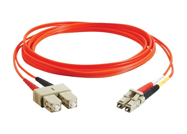 1 Meters, Orange Cables to Go 14545 SC/ST Duplex 50/125 Multimode Fiber Patch Cable C2G