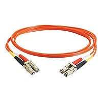 C2G 3m LC-LC 62.5/125 OM1 Duplex Multimode PVC Fiber Cable - Orange