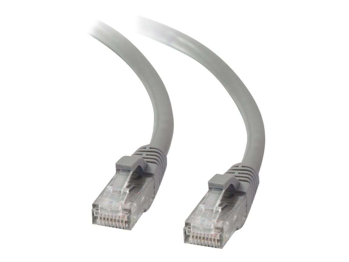 C2G 5ft Cat5e Snagless Unshielded (UTP) Ethernet Cable - Cat5e Network Patch Cable - PoE - Gray