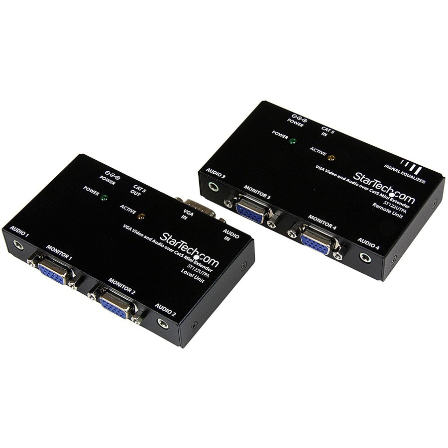 StarTech.com VGA Video Extender over Cat 5 with Audio - Up to 500ft (150m)