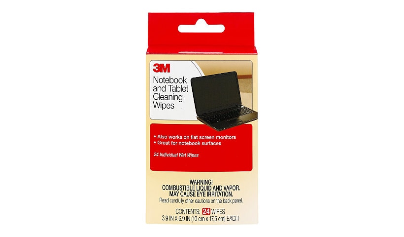3M Notebook Screen Cleaning Wipes CL630 - cleaning wipes