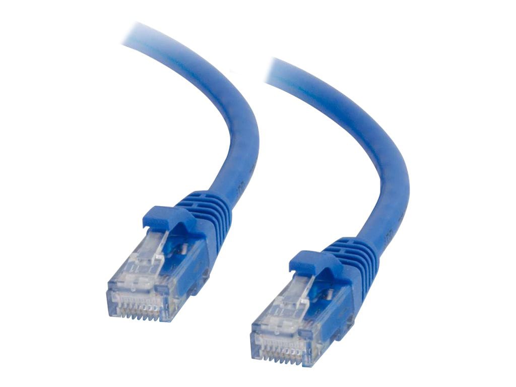C2G 7ft Cat5e Snagless Unshielded (UTP) Ethernet Cable - Cat5e Network Patch Cable - PoE - Blue