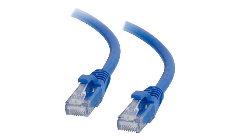 C2G 7ft Cat5e Snagless Unshielded (UTP) Ethernet Cable - Cat5e Network Patch Cable - PoE - Blue